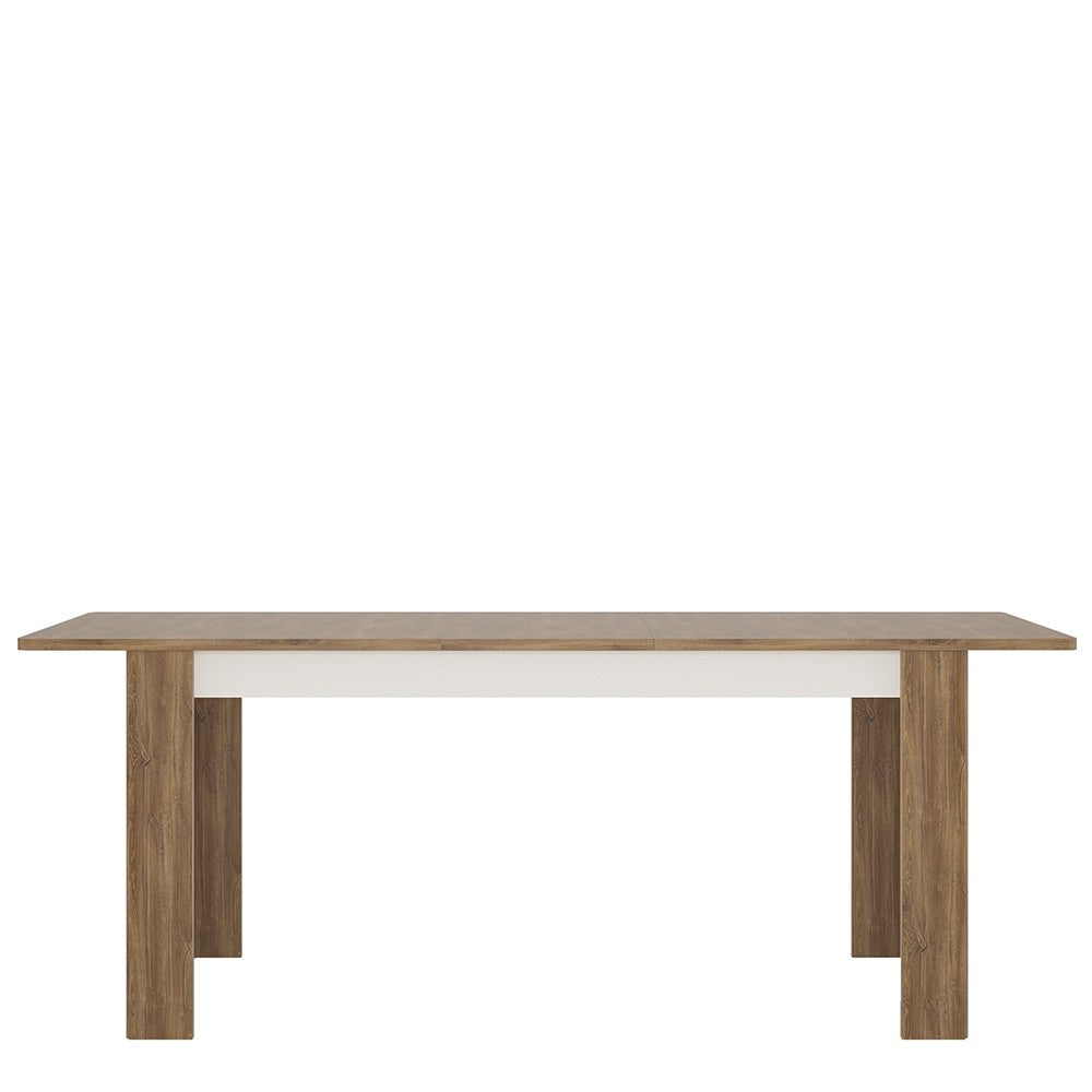 Axton Fordham Extending Dining Table + 4 Milan High Back Chair White