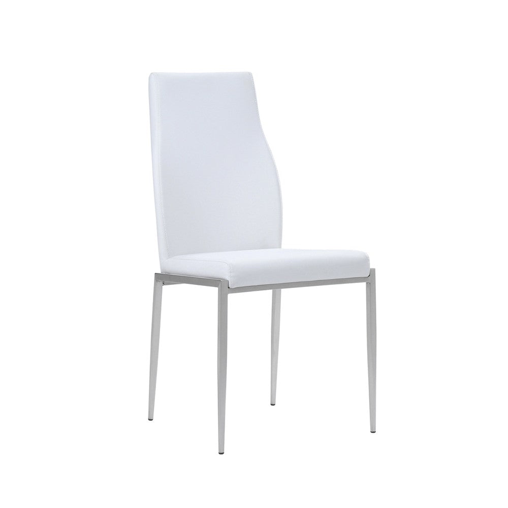 Axton Bronxdale 160 cm Dining Table + 4 Milan High Back Chair White