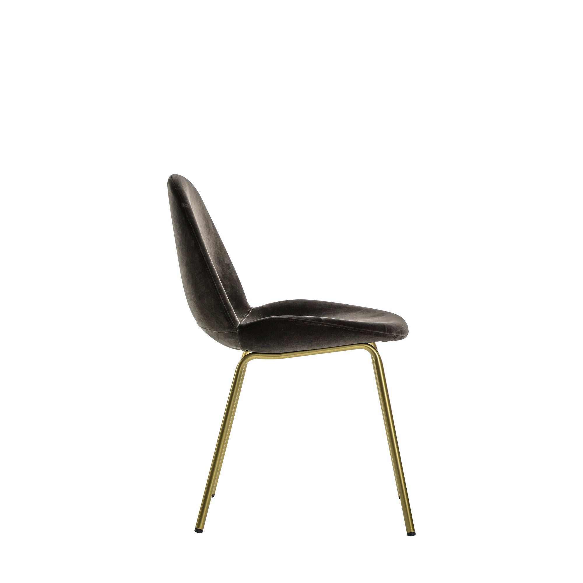 Mayfield Forestburg Velvet Dining Chair Gold Legs