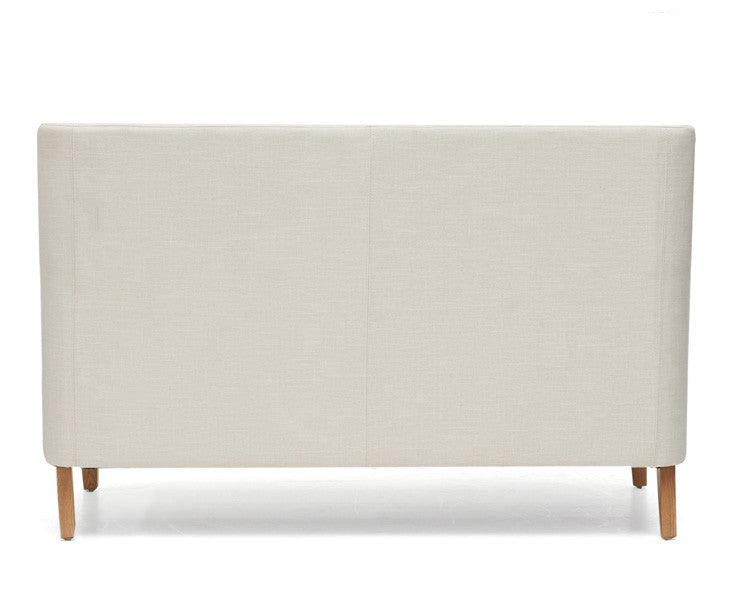 Casa Bella 2 Seater Ivory Fabric Sofa with Cushions