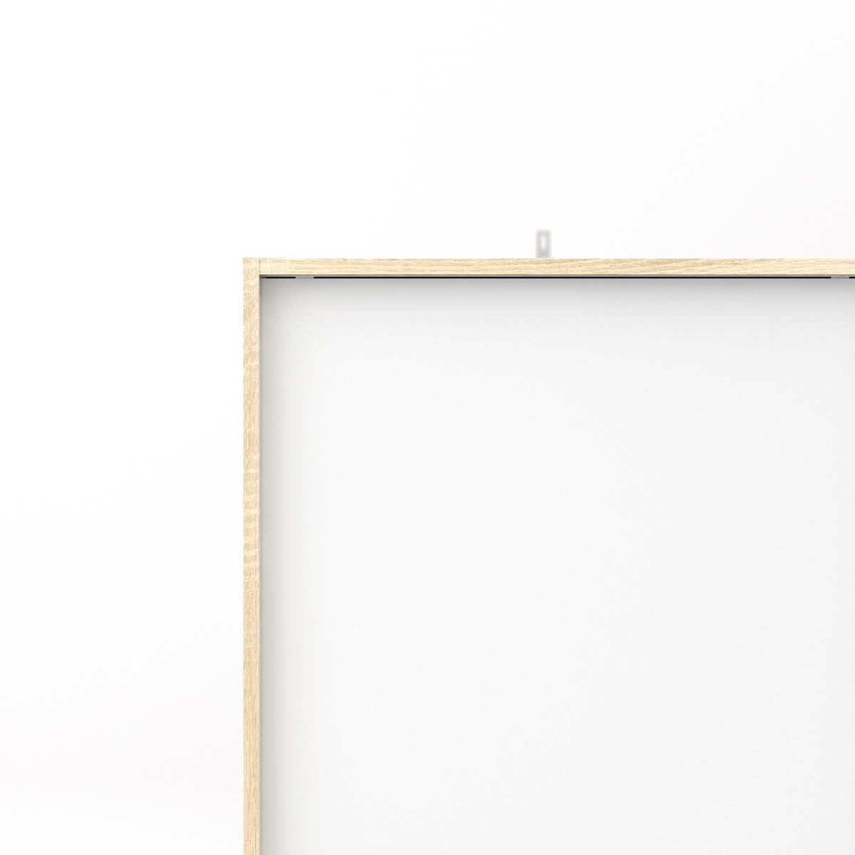 Axton Clason Wardrobe 3 Doors 6 Drawers in Oak with White High Gloss