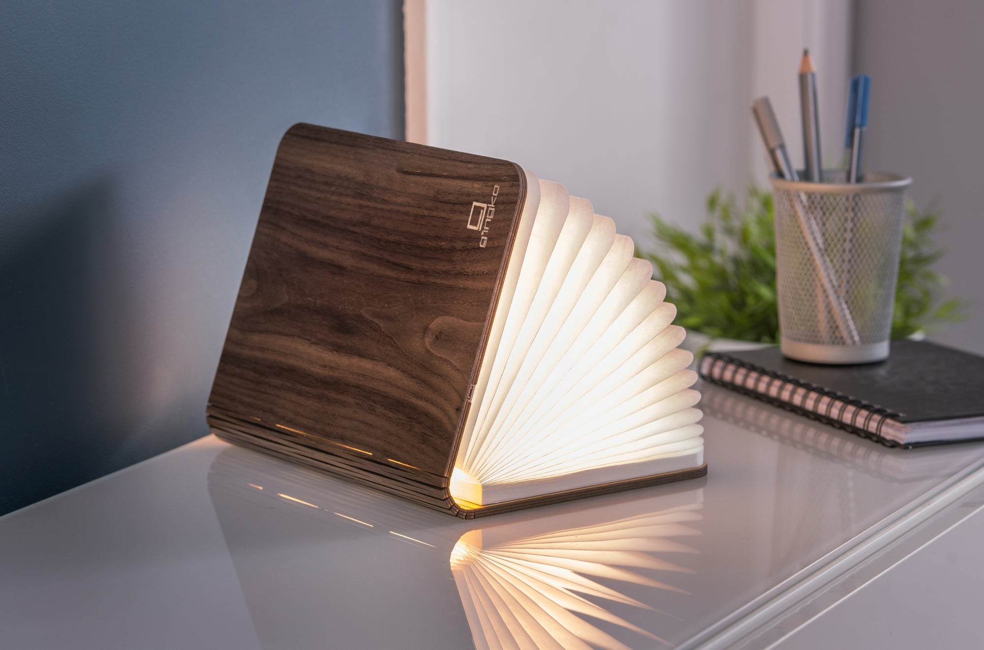 Ging-Ko Mini Walnut Smart BookLight