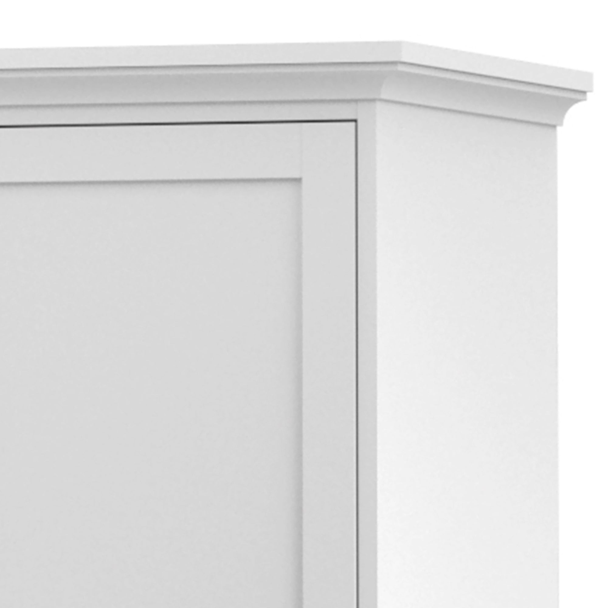 Axton Westchester Wardrobe with 3 Doors In White