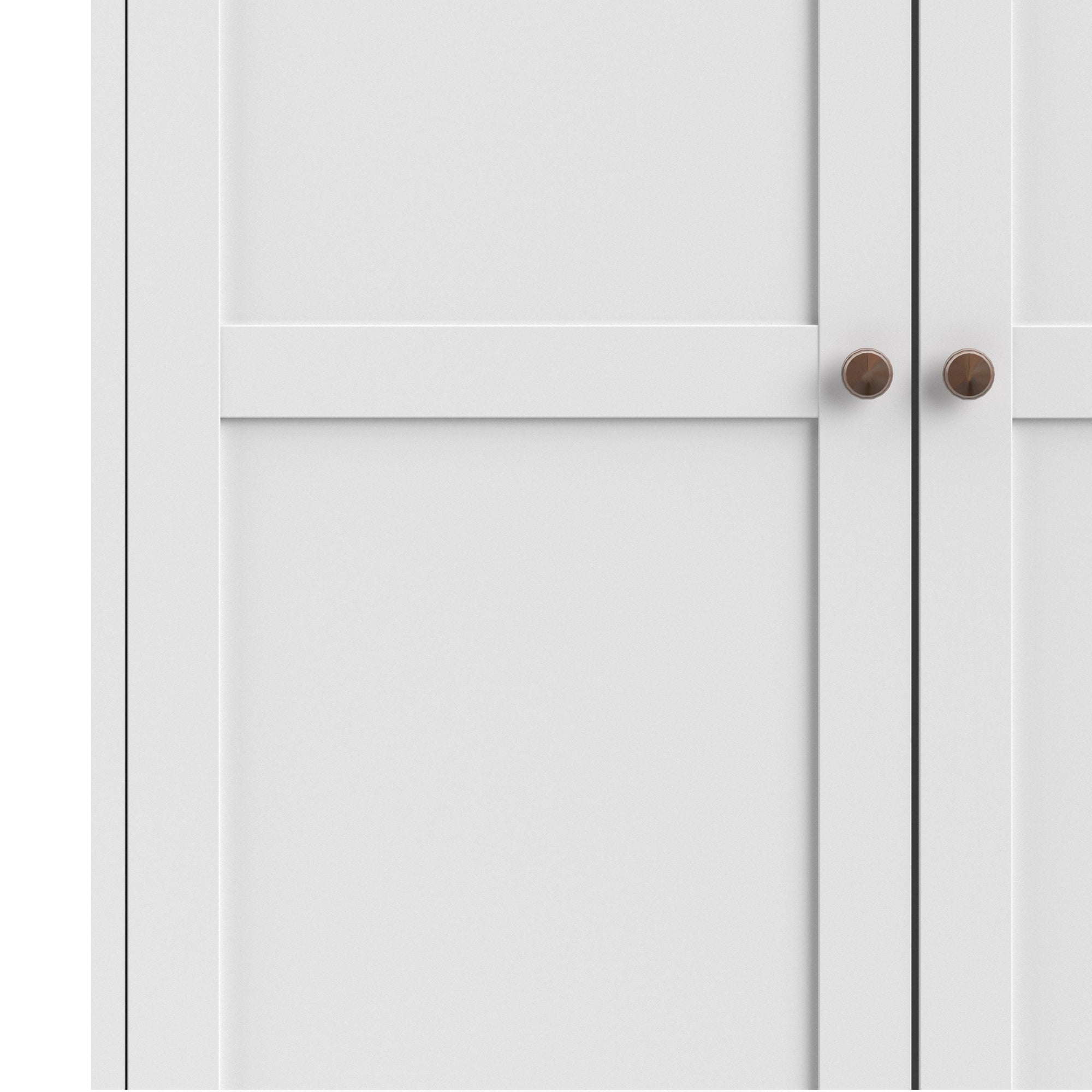 Axton Westchester Wardrobe with 3 Doors In White