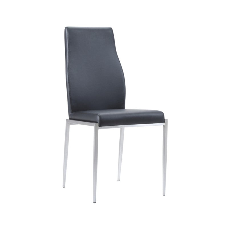 Axton Woodlawn Small Extending Dining Table 90/180cm + 4 Milan High Back Chair Black