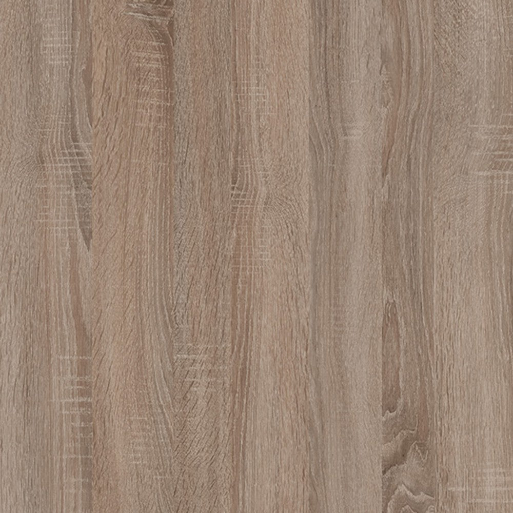 Axton Norwood Living 1 Door Wall Cupboard (front trim) In White With A Truffle Oak Trim