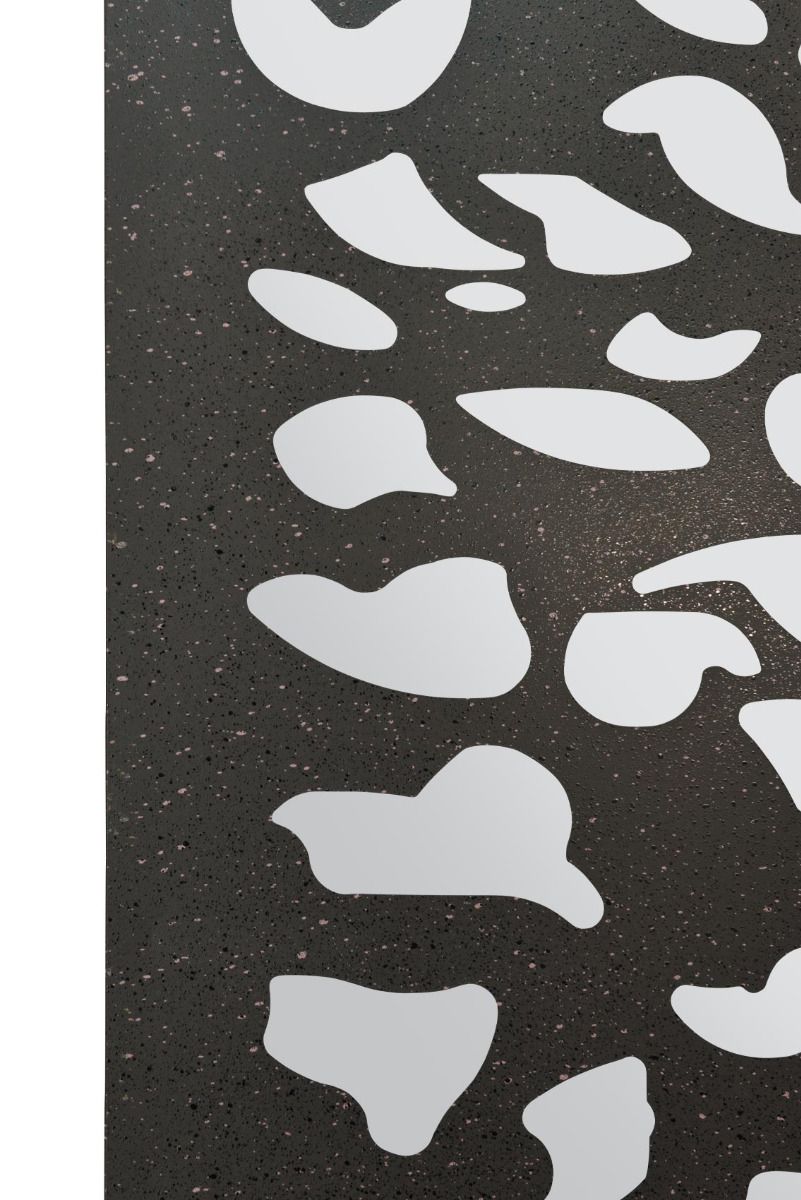 Carrington Extra Large Metal Leaf Design Decorative Garden Screen Mirror 120X60cm