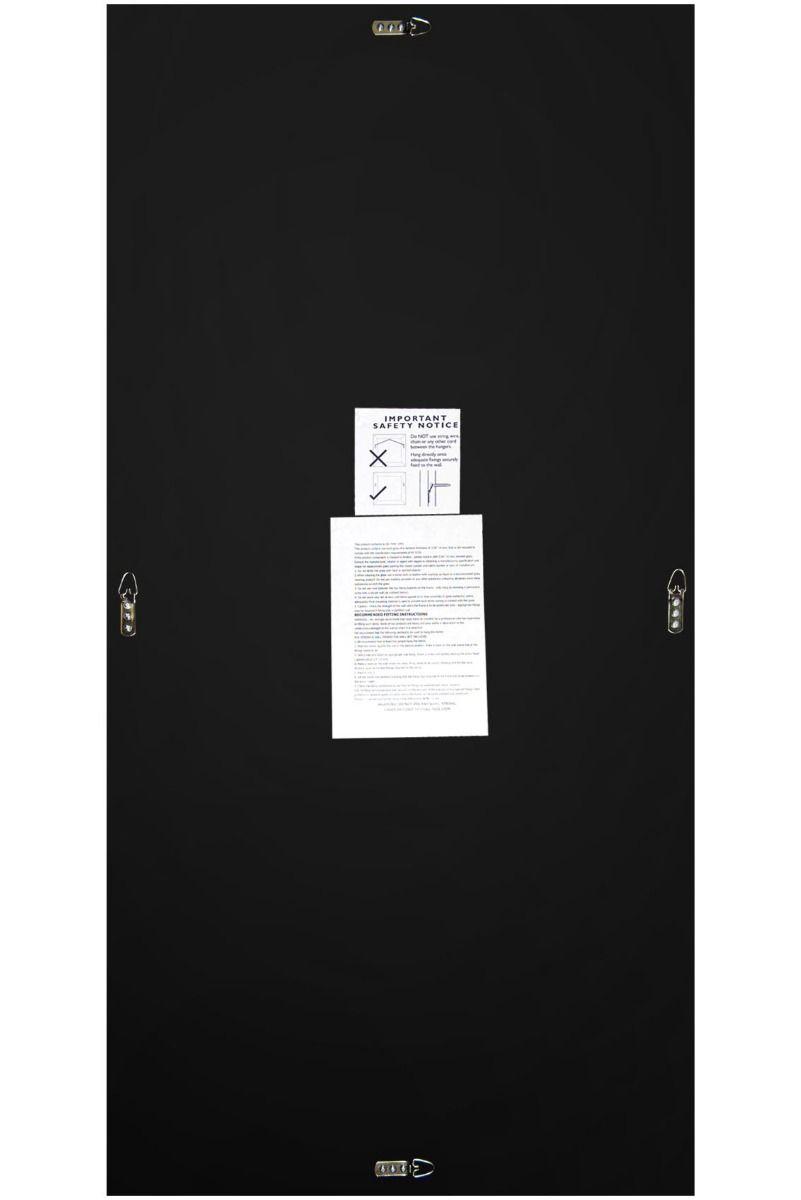 Carrington All Glass Modern Bevelled Full Length Leaner Mirror 174 x 85 CM