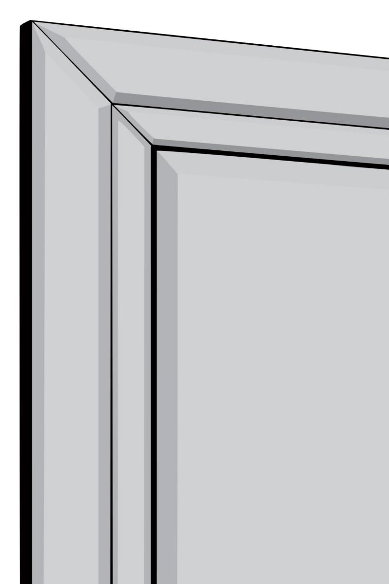 Carrington Double Bevel Large Modern Venetian Cheval Free Standing Mirror 5Ft7 X 1Ft11 (170 X 58cm)